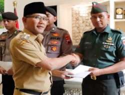 TNI- Polri Juwangi di Ganjar Penghargaan Bupati Boyolali