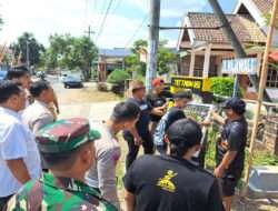 Warga Perguruan Silat di Balerejo Sukarela Bongkar Tugunya, Kapolres Madiun Sampaikan Apresiasi
