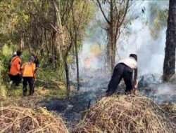 Polisi dan Petugas Gabungan Berhasil Padamkan Karthula di Kawasan TNBTS Ranupani Lumajang