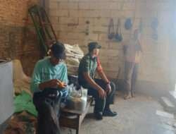 Pastikan Ketersediaan Beras Babinsa Cek Penggilingan Padi