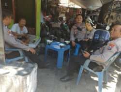 Kapolsek Tambaksari Laksanakan Patroli ke Warga dan Berkoordinasi Masalah Keamanan