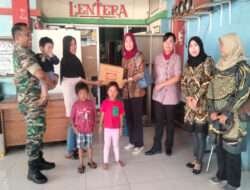 Jum’at Berkah, Ketua Persit Kartika Candra Kirana Cab L Kodim 0735/Surakarta Berikan Bantuan Ke Yayasan Lentera