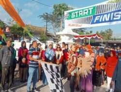 Koramil 0801/Pacitan Lakukan Pengamanan Jalan Sehat Memperingati HUT Kemerdekaan RI Ke-78