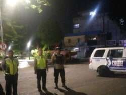 Polsek Tambaksari Lakukan Patroli Kejahatan Malam di  Beberapa Lokasi Rawan Kriminalitas