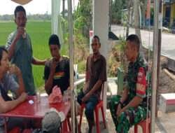 Cegah Kenakalan Remaja, Babinsa Gelar Dialog dengan Toda