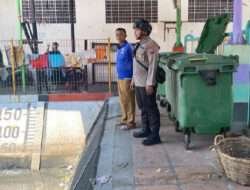 Iptu Yogi juga Memberikan Himbauan Kepada Penjaga Rumah Pompa Apabila ada Kejadian menonjol