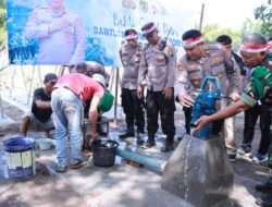 Antisipasi Dampak El Nino, Polres Kediri Beri Bantuan Sumur Bor dan Pompa Air Untuk Warga Gurah
