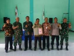 Danramil 0801/12 Pringkuku Hadiri Acara Penetapan Kepala Desa Terpilih