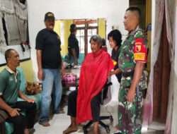 Menginspirasi Kemanusiaan: Babinsa Karangsoko Dampingi Penyuntikan dan Pemangkasan Rambut untuk Orang Dalam Gangguan Jiwa (ODGJ)