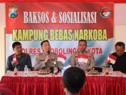 Polres Probolinggo Kota Launching Kampung Bebas Narkoba