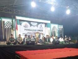 Danramil 0801/08 Tulakan Hadiri Pengajian Umum dan Pengukuhan Amaliah Istighosah MWC NU