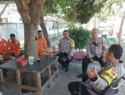 Kapolsek Tambaksari Sambangi Petugas PLN agar  Berkoordinasi Masalah Kamtibmas