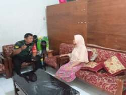 Jalin Silaturahmi, Babinsa Jayengan Datangi Ketua RW
