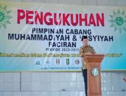 PCM Paciran Dikukuhkan, Inilah Pesan Ketua PDM Lamongan