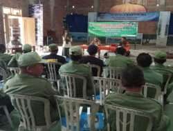 Penguatan Dan Peningkatan Kapasitas Pengamanan, Babinsa Koramil 0801/12 Pringkuku Bekali Satlinmas