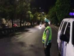 Tekan Kejahatan, Pawas Iptu Abdul Laksanakan Patroli Malam