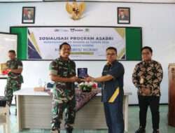 PT Asabri Bersama Bank Mantap Ngawi Sosialisasi Program Asabri Kepada Anggota Kodim 0805/Ngawi