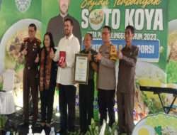 Pecahkan Rekor Muri, Kodim Probolinggo Bersama Pemkot Probolinggo Gelar Makan Soto Koya Bareng