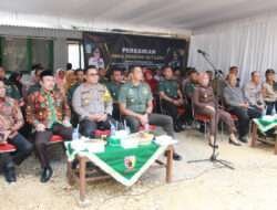 Dandim 0806/Trenggalek Bersama Forkopimda Ikuti Acara Penutupan Program Rutilahu dan Jambanisasi Secara Virtual