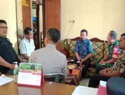 Penertiban Tugu Pencak Silat, Koramil 0801/09 Sudimoro Bersama Pihak Kepolisian Gelar Rakor