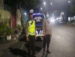 Polsek Tambaksari Lakukan Patroli Kejahatan Malam Hingga Dini Hari