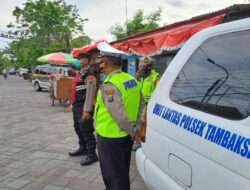 Polsek Tambaksari Bersama Piga Pilar Patroli Rutin Antisipasi Perjudian