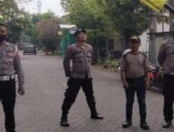 Polsek Tambaksari Patroli Rutin Menyisir di Beberapa Obyek Vital