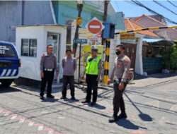 Patroli Rutin Obyek Vital Polsek Tambaksari Menyisir di Beberapa Wilayah