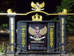 Warga PSHT Sumbersari Alih Fungsikan Tugunya Menjadi Tugu Pancasila, Kapolres Jember Beri Apresiasi