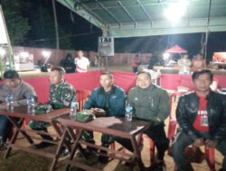 Hadiri Turnamen Voly, Babinsa Slogohimo Juga Turut Amankan Pertandingan Bersama Polsek