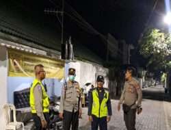 Jalan Ploso Timur Jadi Sasaran Patroli Kejahatan Malam Polsek Tambaksari