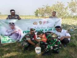 Jaga Kelestarian Lingkungan, Babinsa Karangjati dan Bhabinkamtibmas Bersama Warga Ikuti Kegiatan Penghijauan