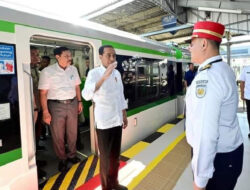 Inilah Peradaban dan Kecepatan, Ketika Jokowi Menaiki Uji Coba Kereta Cepat Jakarta-Bandung