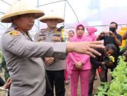 Kapolda Jatim Resmikan Kebun Ketahanan Pangan di Polres Blitar