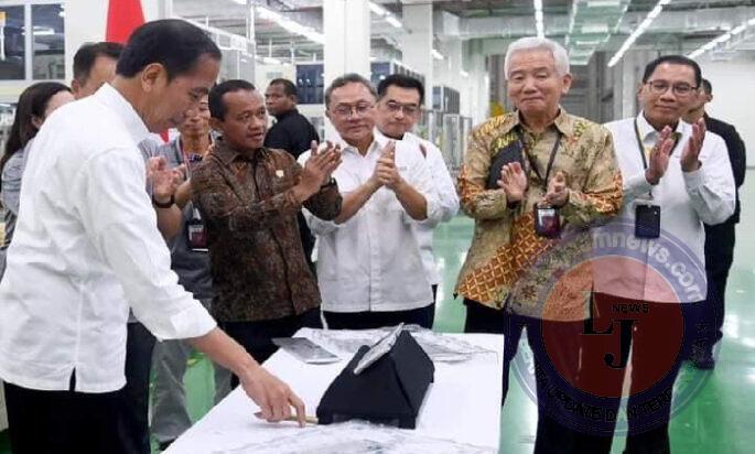 Pabrik Baterai Mobil Listrik di Karawang di Tinjau Presiden Jokowi