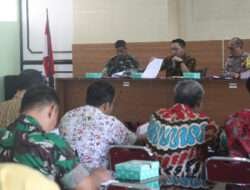 Rakor Persiapan Pembukaan Kegiatan TMMD Reguler 118 Kodim 0728/Wonogiri