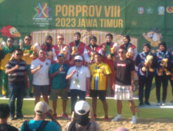 Porprov VIII 2023 Sidoarjo Menjadi Juara Umum Voli Pantai