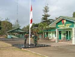 Pimpin Upacara 17 an, Pasi Ops Kodim 0801/Pacitan Bacakan Amanat Pangdam V/Brw