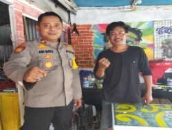 Warga Sawentar Kali ini di Sambangi Kapolsek Tambaksari