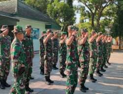 Tingkatkan Kedisiplinan Prajurit, Kodim 0801/Pacitan Protapkan Latihan PBB Dan Defile