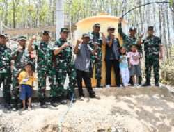 TNI Manunggal Air Bersih Solusi Kodim 0802/Ponorogo Sejahterakan Warga