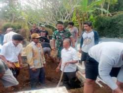 Wujud Kepedulian, Babinsa Laksanakan Takziah ke Warga Binaan
