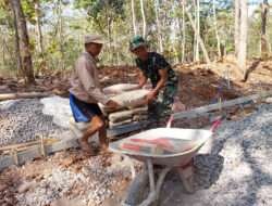 Berat Sama Dipikul Ringan Sama Dijinjing, Bagitulah Semboyan Pada Pelaksanaan TMMD Reguler 118 Kodim 0728/Wonogiri