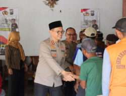 Kepala Desa Bulu Apresiasi Kepedulian Polres Ponorogo Kepada Puluhan Warga Kurang Mampu