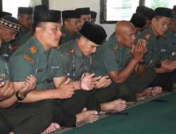 Peringati HUT ke 78 TNI Tahun 2023, Kodim 0802/Ponorogo Gelar Doa Bersama