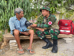 Datangi Warga, Ini Yang Dilakukan Keslap Satgas TMMD Reguler 118 Kodim Wonogiri