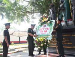 Peringati HUT ke 78 TNI Tahun 2023, Kodim 0802/Ponorogo Lakukan Ziarah Rombongan di TMP