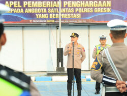 Kapolres Gresik Beri Pesan kepada Anggota Lalu Lintas