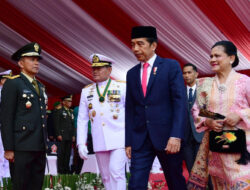 Upacara Peringatan HUT TNI Ke-78  di Pimpin Presiden Jokowi