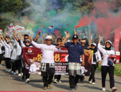 Dandim Hadiri Kirab Pemilu KPU Kabupaten Probolinggo